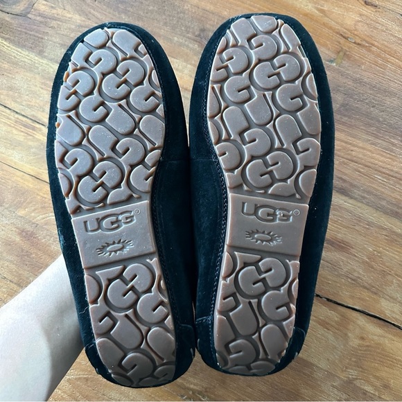 Ugg Ansley Slipper Black Water Resistant Suede - Picture 2 of 9